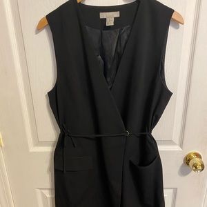 Midi wrap around Dress/Vest